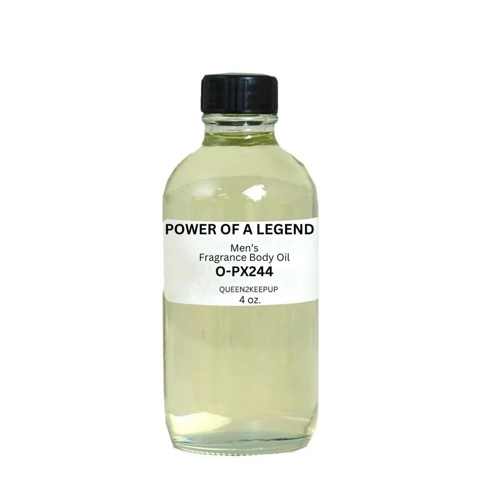 Power of a Legend (Men) Body Oil 4 oz Fragrance All Natural Scent